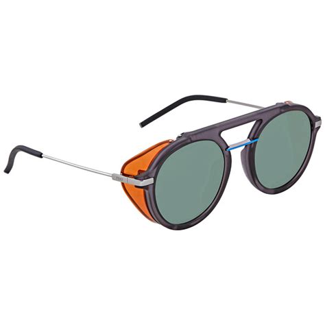 Fendi Fantastic Green Pilot Men's Sunglasses FF M0012/S 